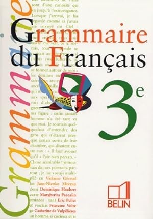 Imagen del vendedor de Grammaire du fran?ais 3e - Dominique Haubert a la venta por Book Hmisphres