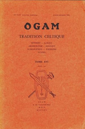 Ogam tradition celtique n?94/96 Tome XVI - fascicule 4-6 - Collectif