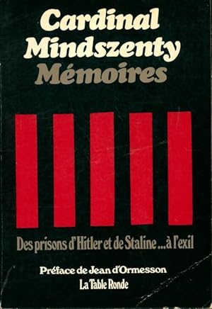 Image du vendeur pour M?moires - Cardinal Mindszenty mis en vente par Book Hmisphres