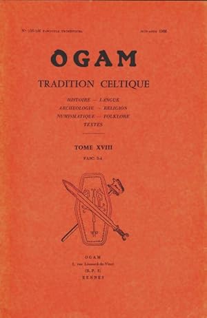 Ogam tradition celtique n?105-106 Tome XVIII fascicule 3-4 - Collectif