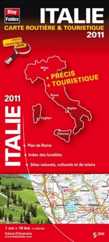 Italie carte routi?re et touristique 2011 - Blay-Foldex
