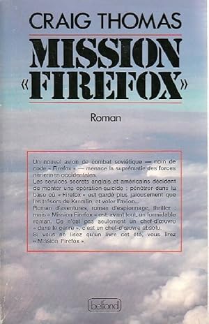 Mission Firefox - Craig Thomas