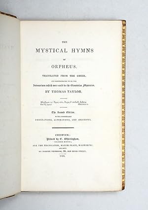 Image du vendeur pour The Mystical Hymns. mis en vente par Peter Harrington.  ABA/ ILAB.