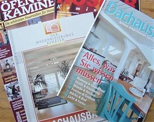 Öfen u. Kamine Dachausbau Hefte, Althaus Modernisierung, Magazine