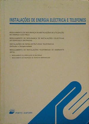 INSTALAÇÕES DE ENERGIA ELÉCTRICA E TELEFONES.