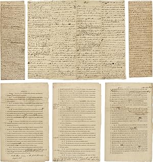 [ANNOTATED DRAFT COPIES OF THE TENNESSEE CONSTITUTION, PLUS PRINTED AMENDMENTS AND INSTRUCTIONS, ...