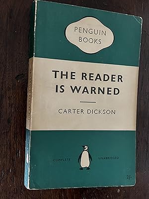 Bild des Verkufers fr The reader is warned Penguin Books 812 zum Verkauf von Antiquariaat Digitalis