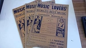Bild des Verkufers fr The Music Lovers' Portfolio of The World's Best Music. Nos.4,6 &12. zum Verkauf von Goldstone Rare Books