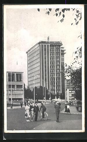 Ansichtskarte Zlin, Verwaltungsgebäude der Bata-Werke