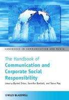 Bild des Verkufers fr The Handbook of Communication and Corporate Social Responsibility zum Verkauf von moluna