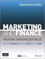 Image du vendeur pour Marketing and Finance mis en vente par moluna