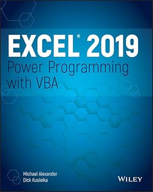 Bild des Verkufers fr Excel 2019 Power Programming with VBA zum Verkauf von moluna