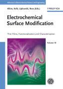 Bild des Verkufers fr Electrochemical Surface Modification zum Verkauf von moluna