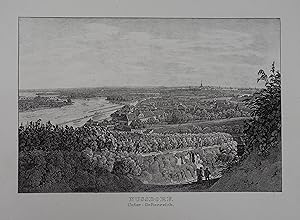 Nussdorf. Unter - Oesterreich. Lithographie v. Mansfeld u. Co. nach der Natur gezeichnet von Jako...