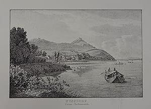 Nussdorf. Unter - Oesterreich. Lithographie v. Mansfeld u. Co. nach der Natur gezeichnet von Jako...