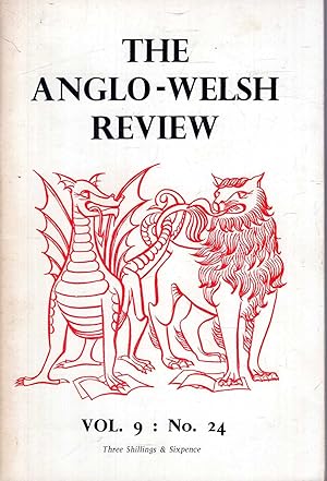 Imagen del vendedor de The Anglo-Welsh Review, volume nine (9), Number twenty-four (24) a la venta por Pendleburys - the bookshop in the hills