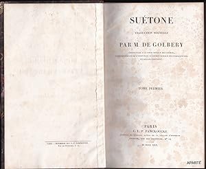 Imagen del vendedor de SUTONE traduction nouvelle par M. de Golbery. (trois tomes). a la venta por Apart
