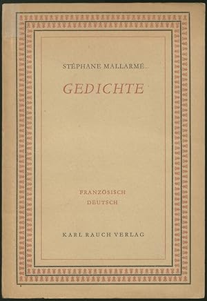 Bild des Verkufers fr Posies / Gedichte. (Deutsch von Fritz Usinger. 2. Auflage). zum Verkauf von Schsisches Auktionshaus & Antiquariat