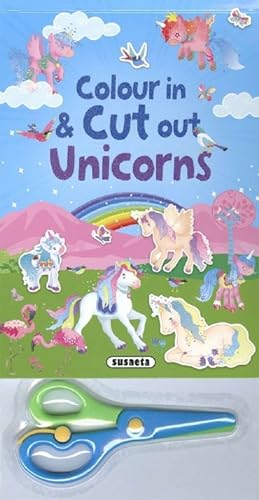 Imagen del vendedor de Colour in & Cut out Unicorns. Edad: 5+. a la venta por La Librera, Iberoamerikan. Buchhandlung