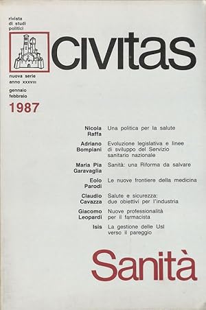 Civitas. Rivista bimestrale di studi politici. N.1 - 1987. Sanità