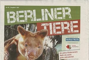 Image du vendeur pour Berliner Tiere. Nr. 40, Ausgabe 2-2021 mis en vente par Schueling Buchkurier