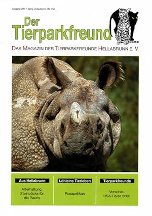 Imagen del vendedor de Tierparkfreund Ausgabe 3/1999 a la venta por Schueling Buchkurier