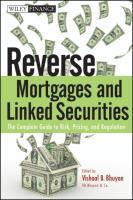 Imagen del vendedor de Reverse Mortgages and Linked Securities a la venta por moluna