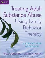 Imagen del vendedor de Treating Adult Substance Abuse Using Family Behavior Therapy a la venta por moluna