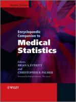 Bild des Verkufers fr Encyclopaedic Companion to Medical Statistics zum Verkauf von moluna