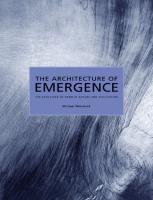Imagen del vendedor de The Architecture of Emergence a la venta por moluna