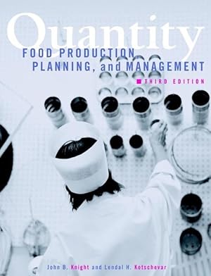 Bild des Verkufers fr Quantity Food Production, Planning, and Management zum Verkauf von moluna