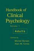 Image du vendeur pour Handbook of Clinical Psychology 1 mis en vente par moluna