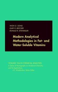 Bild des Verkufers fr Modern Analytical Methodologies in Fat- and Water-Soluble Vitamins zum Verkauf von moluna