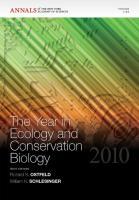 Imagen del vendedor de The Year in Ecology and Conservation Biology 2010 a la venta por moluna