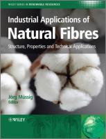 Bild des Verkufers fr Industrial Applications of Natural Fibres zum Verkauf von moluna