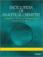 Immagine del venditore per Encyclopedia of Analytical Chemistry venduto da moluna
