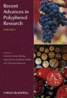 Bild des Verkufers fr Recent Advances in Polyphenol Research zum Verkauf von moluna