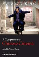 Bild des Verkufers fr A Companion to Chinese Cinema zum Verkauf von moluna