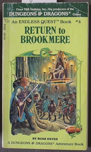 Return to Brookmere : Dungeons & Dragons Endless Quest, Book 4 / A Dungeons & Dragons Adventure B...