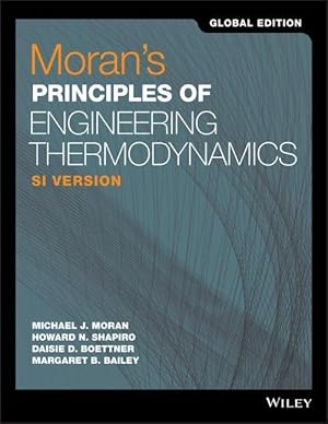 Image du vendeur pour Moran\ s Principles of Engineering Thermodynamics SI Global Edition 9e mis en vente par moluna