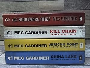 Seller image for 4 Meg Gardiner Thriller Suspense (Nightmare Thief, Kill Chain, Jericho Point, China Lake) for sale by Archives Books inc.