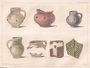 Immagine del venditore per Sepultures Chretiennes de la periode Anglo-Normande trouvees a Bouteilles pres Dieppe, en 1857. An uncommon original article from the journal Archaeologia, 1857. venduto da Cosmo Books