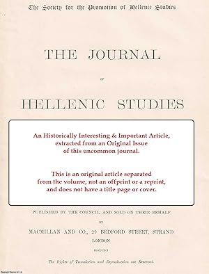 Immagine del venditore per Pompeian Paintings and their relation to Hellenic Masterpieces. An uncommon original article from the journal of Hellenic studies, 1896. venduto da Cosmo Books