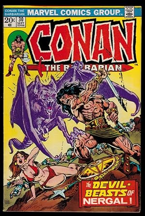 CONAN THE BARBARIAN No 30. Illustrated by John Buscema & Ernie Chua.