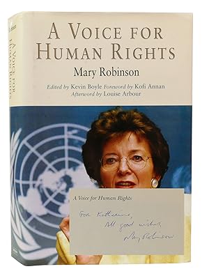 Seller image for A VOICE FOR HUMAN RIGHTS Signed for sale by Rare Book Cellar