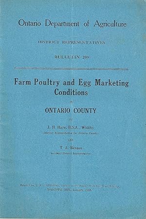 Farm Poultry and Egg Marketting Conditions Ontario County