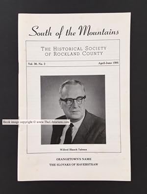 South of the Mountains, Vol. 30, No. 2 (April-June 1986)