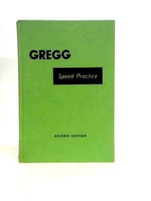 Image du vendeur pour Gregg Speed Practice mis en vente par World of Rare Books