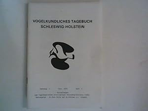 Immagine del venditore per Vogelkundliches Tagebuch Schleswig-Holstein: Jahrgang 1 Heft 2. venduto da ANTIQUARIAT FRDEBUCH Inh.Michael Simon