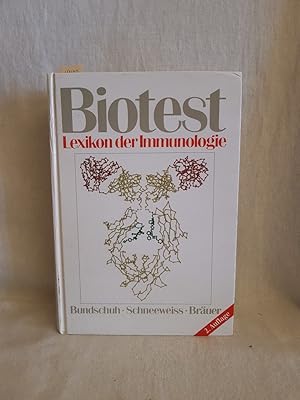 Bild des Verkufers fr Biotest: Lexikon der Immunologie. zum Verkauf von Versandantiquariat Waffel-Schrder